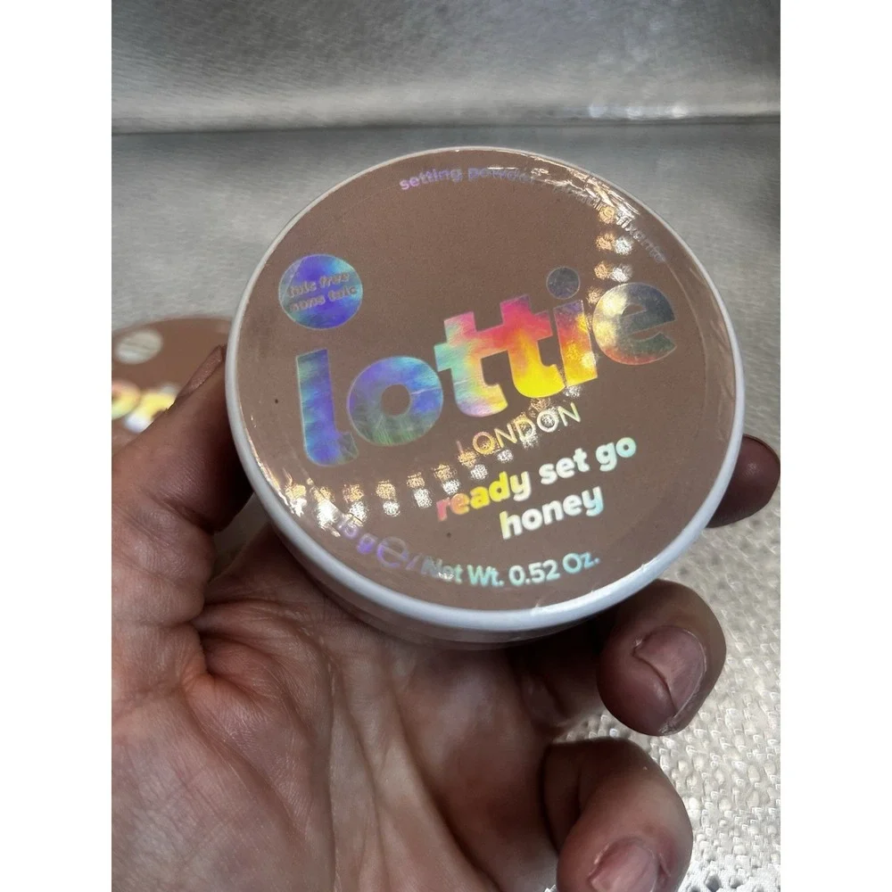 (2) Lottie Ready Set Go Honey Setting Powder 0.52 oz Sealed
